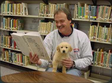 Pat Simpson of TNN & HGTV visits Allday Golden&nbsp;Retrievers